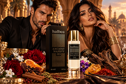 Ancient Majesty Halbea 203 – Élixir de Parfum de Luxe Mixte (35 ml)