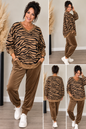 Nicki 2-Teiler mit Zebra-Print – Made in Italy