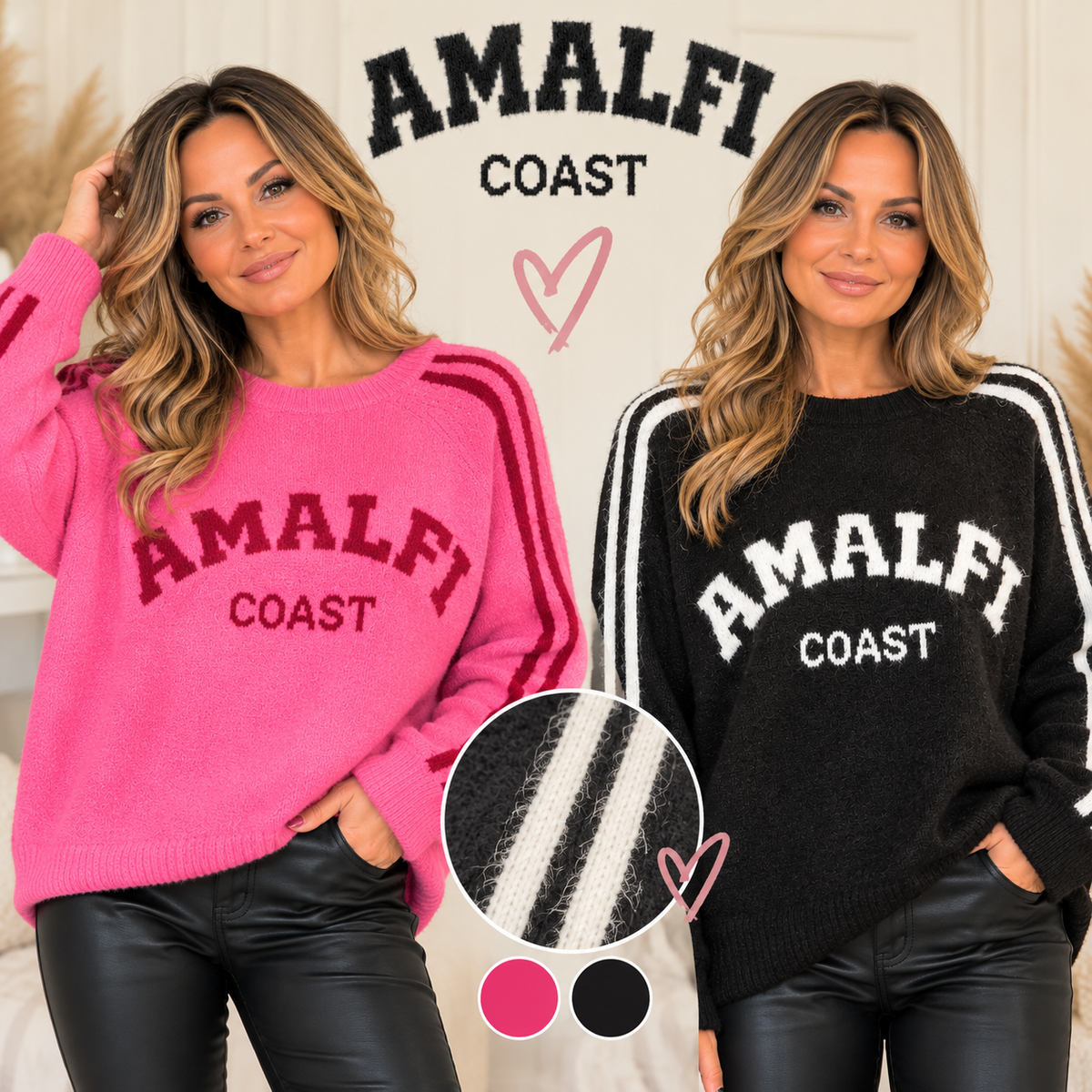 AMALFI COAST – Kuscheliger Strickpullover mit Streifen