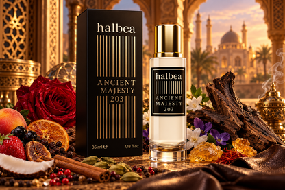 Ancient Majesty Halbea 203 – Élixir de Parfum de Luxe Mixte (35 ml)