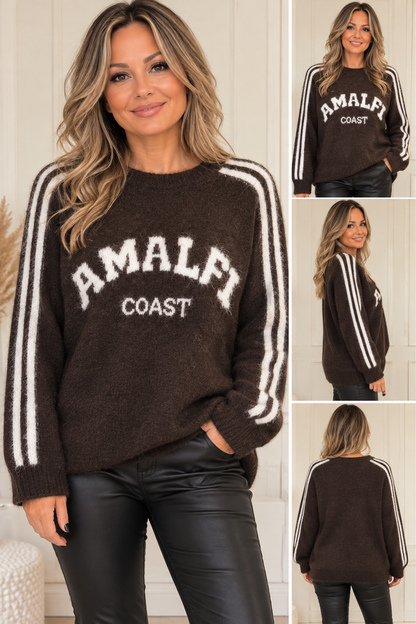 AMALFI COAST – Kuscheliger Strickpullover mit Streifen
