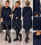 Hoodie-Kleid / Longtunika