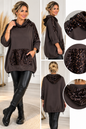 Long-Hoodie mit Pailletten – Lässiger Chic trifft Glamour ✨
