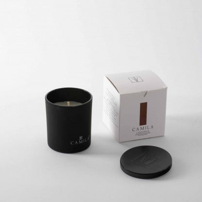CAMILA Duftkerze LAKRITZE – 140 g | Edle Duftkerze im Glas