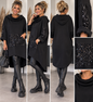 Hoodie-Kleid / Longtunika