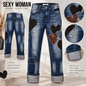 Sexy Woman Jeans – „Heart Patch“ | Boyfriend Style