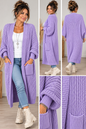 Long-Cardigan mit Taschen – Made in Italy