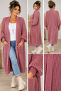 Long-Cardigan mit Taschen – Made in Italy