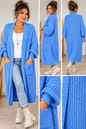Long-Cardigan mit Taschen – Made in Italy