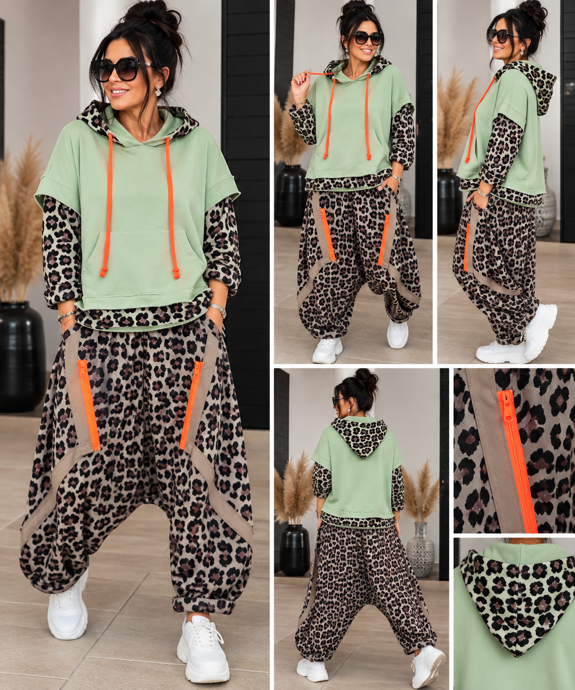 Oversize 2-Teiler Leo – Hoodie & Baggy Hose