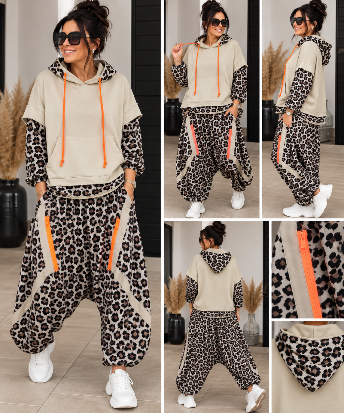 Oversize 2-Teiler Leo – Hoodie & Baggy Hose