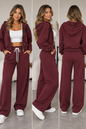 Damen 3-Teiler Set – Kapuzenjacke, Crop-Top & Wide-Leg-Hose