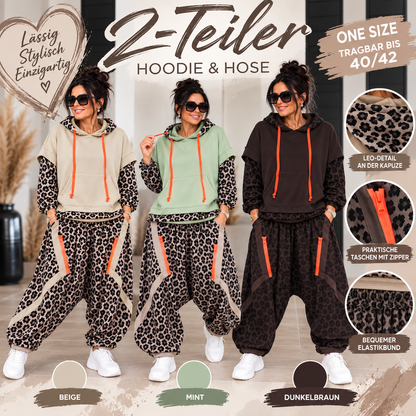 Oversize 2-Teiler Leo – Hoodie & Baggy Hose