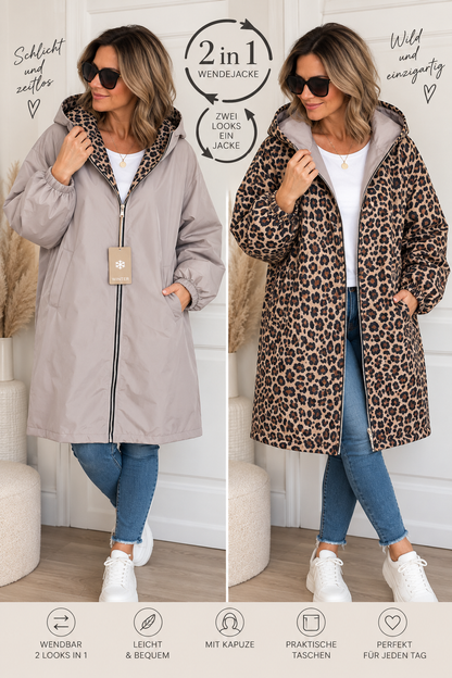 2-in-1 Wendemantel Leo – zwei Looks, ein Mantel